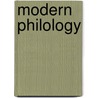 Modern Philology door Onbekend