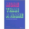 More Than A Name by Melissa Davis