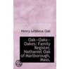 Oak--Oaks--Oakes by Henry Lebbeus Oak