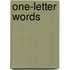 One-Letter Words