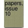 Papers, Issue 10 by York Shakespeare Soc