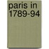 Paris in 1789-94