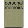 Personal Memoirs by Pryse Lockhart Gordon
