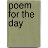 Poem For The Day by Wendy Cope