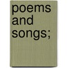 Poems And Songs; door Uk The Queen'S. University