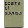 Poems Of Spenser door Professor Edmund Spenser
