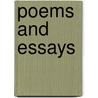 Poems and Essays door Jones Very