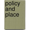 Policy And Place door Nancy North