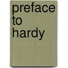 Preface To Hardy door Merryn Williams