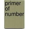 Primer of Number door Frank Rigler