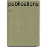 Publications ... door Newcastle-upon-