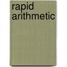 Rapid Arithmetic door Thomas O'Conor Sloane
