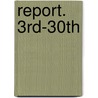 Report. 3rd-30th by Department Science And Art