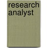 Research Analyst door Jack Rudman