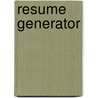 Resume Generator by Thomson South-Western