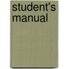 Student's Manual door John Todd