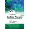Surface Analysis door John C. Vickerman