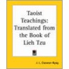 Taoist Teachings door J.L. Cranmer-Byng