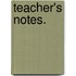 Teacher's Notes.