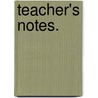 Teacher's Notes. door Rosemary Feasey