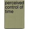 Perceived control of time