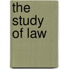 The Study of Law door Thomas E. Eimermannm