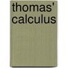 Thomas' Calculus door Ross Finney