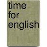 Time For English door Sandra Slater