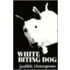 White Biting Dog