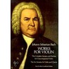 Works For Violin door Johann Sebastian Bach