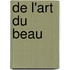 de L'Art Du Beau