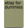 eBay for Dummies door Marsha Collier