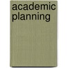 Academic Planning door Herbert Sherman