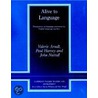 Alive to Language door Valerie Arndt