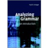 Analyzing Grammar by Paul Kroeger