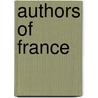 Authors of France door Achille Albits