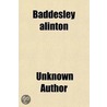 Baddesley Alinton by Unknown Author