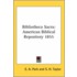 Bibliotheca Sacra