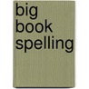 Big Book Spelling by Sue Palmer