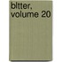 Bltter, Volume 20