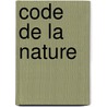 Code de La Nature door Morelly