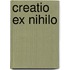 Creatio Ex Nihilo