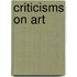 Criticisms On Art