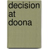 Decision At Doona door Anne Mccaffrey
