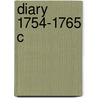 Diary 1754-1765 C door Thomas Turner