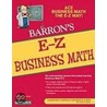 E-Z Business Math door Thomas Walsh