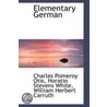Elementary German by Horatio Stevens White