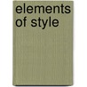 Elements of Style door Wendy Wasserstein
