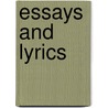 Essays And Lyrics by Samuel Smiles Jerdan