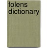 Folens Dictionary by Fred McDonald